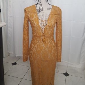 Gold, women’s dress
